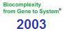 Biocomplexity 2003